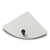 TileWare Boundless Shelving Solutions 6 inch Corner Shelf Dove Grey