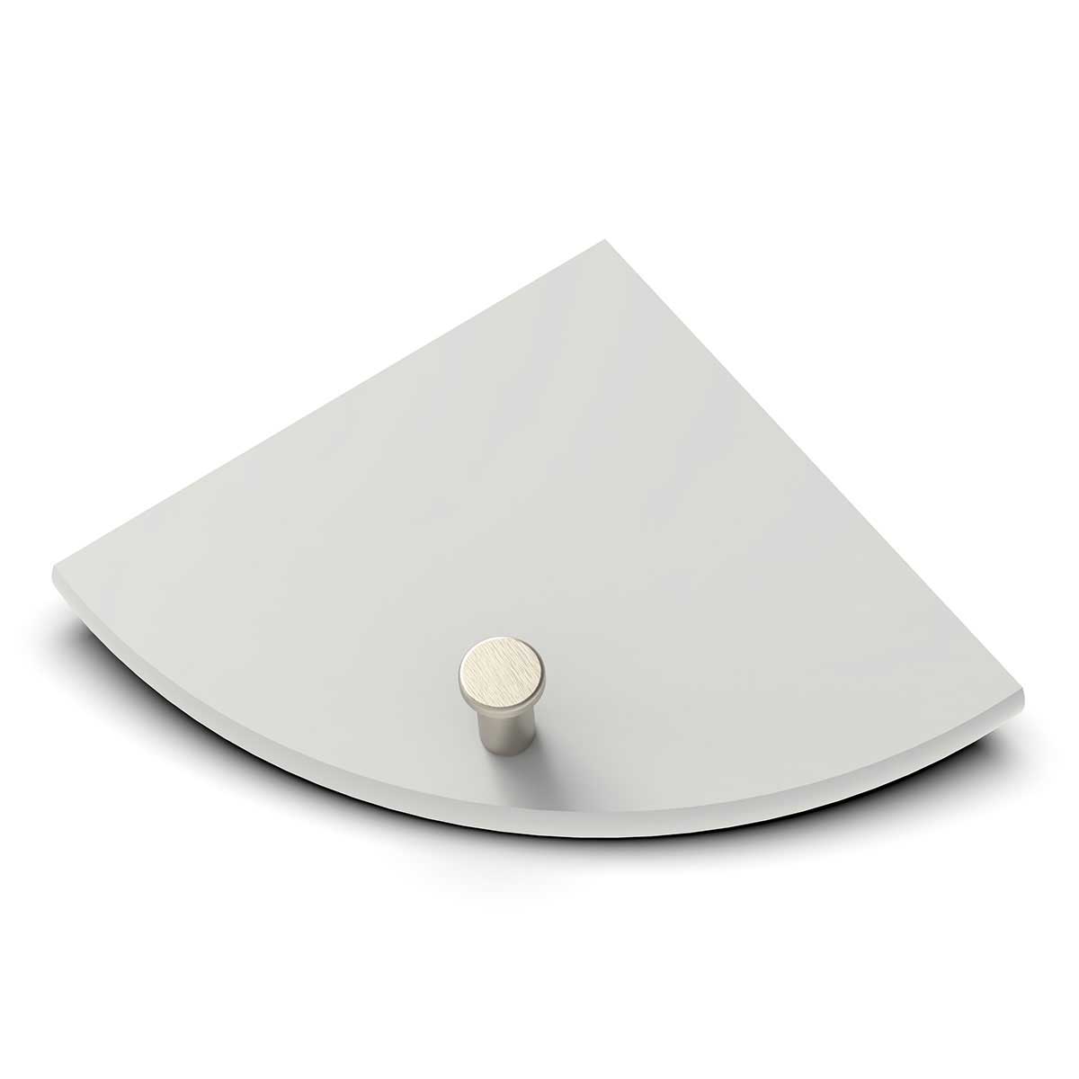 TileWare Boundless Shelving Solutions 6 inch Corner Shelf Dove Grey