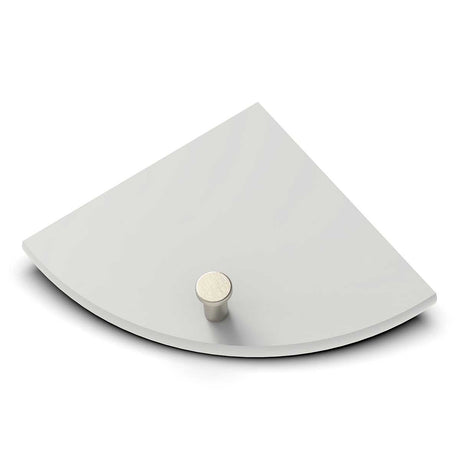 TileWare Boundless Shelving Solutions 6 inch Corner Shelf Dove Grey