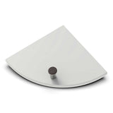 TileWare Boundless Shelving Solutions 6 inch Corner Shelf Dove Grey