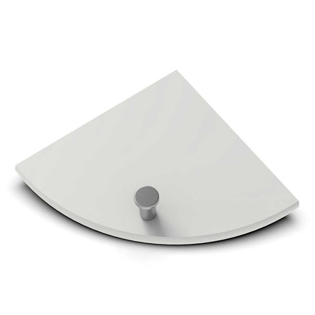 TileWare Boundless Shelving Solutions 6 inch Corner Shelf Dove Grey