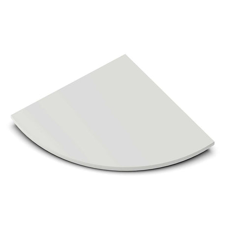 TileWare Boundless Shelving Solutions 9 inch Corner Shelf Dove Grey