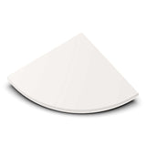 TileWare Boundless Shelving Solutions 6 inch Corner Shelf Ivory