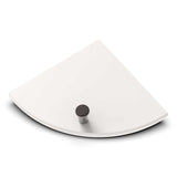 TileWare Boundless Shelving Solutions 6 inch Corner Shelf Ivory