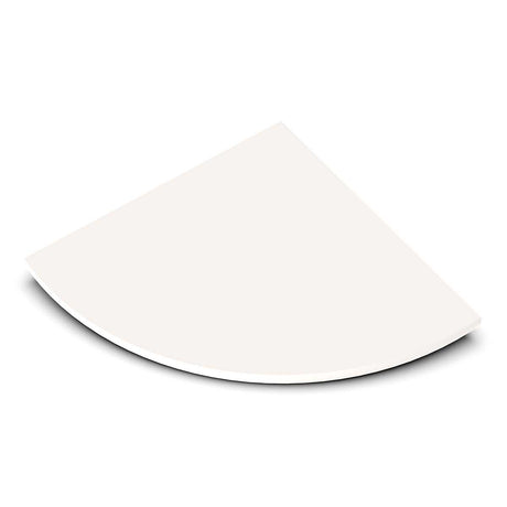 TileWare Boundless Shelving Solutions 9 inch Corner Shelf Ivory