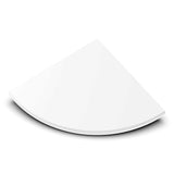 TileWare Boundless Shelving Solutions 6 inch Corner Shelf Super White