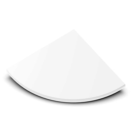 TileWare Boundless Shelving Solutions 6 inch Corner Shelf Super White