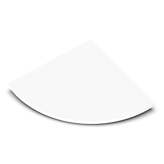 TileWare Boundless Shelving Solutions 9 inch Corner Shelf Super White