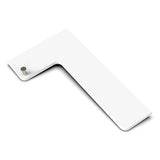 TileWare Boundless Shelving Solutions L-Shaped Corner Shelf Super White