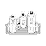 TileWare Promessa Extra Deep Corner Soap Basket