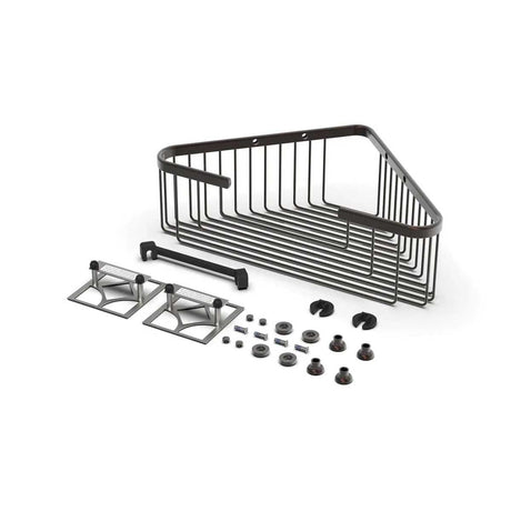 TileWare Promessa Extra Deep Corner Soap Basket Oil Rubbed Bronze