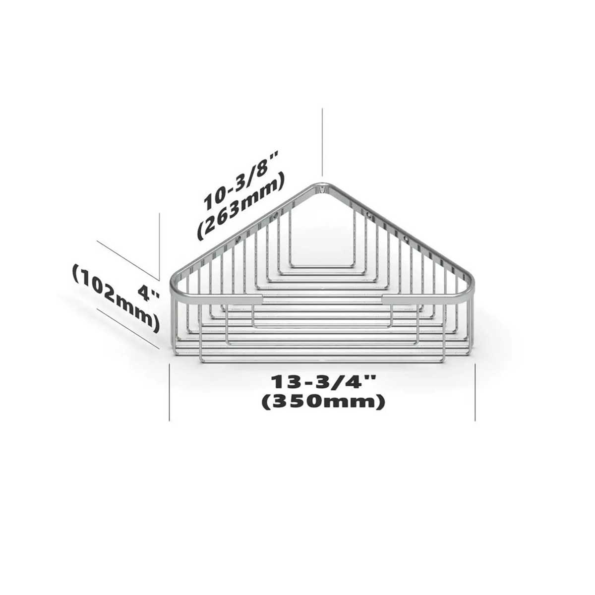 TileWare Promessa Extra Deep Corner Soap Basket