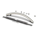 TileWare Radius ADA Grab Bar 24  Victoria Series Brushed Nickel