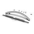 TileWare Radius ADA Grab Bar 24  Victoria Series Polished Chrome