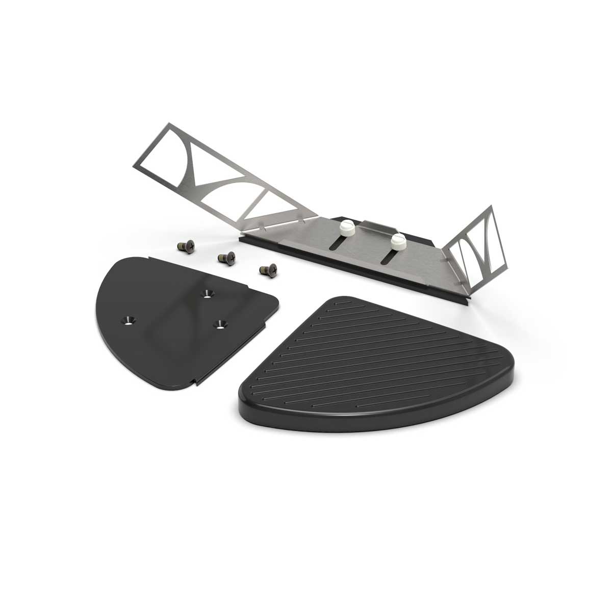 TileWare Victoria Series Corner Foot Prop - Matte Black
