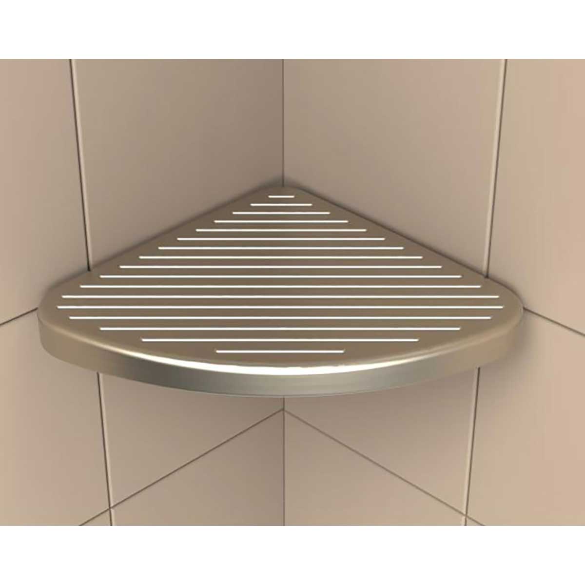 TileWare Victoria Series Corner Foot Prop - Brushed Nickel