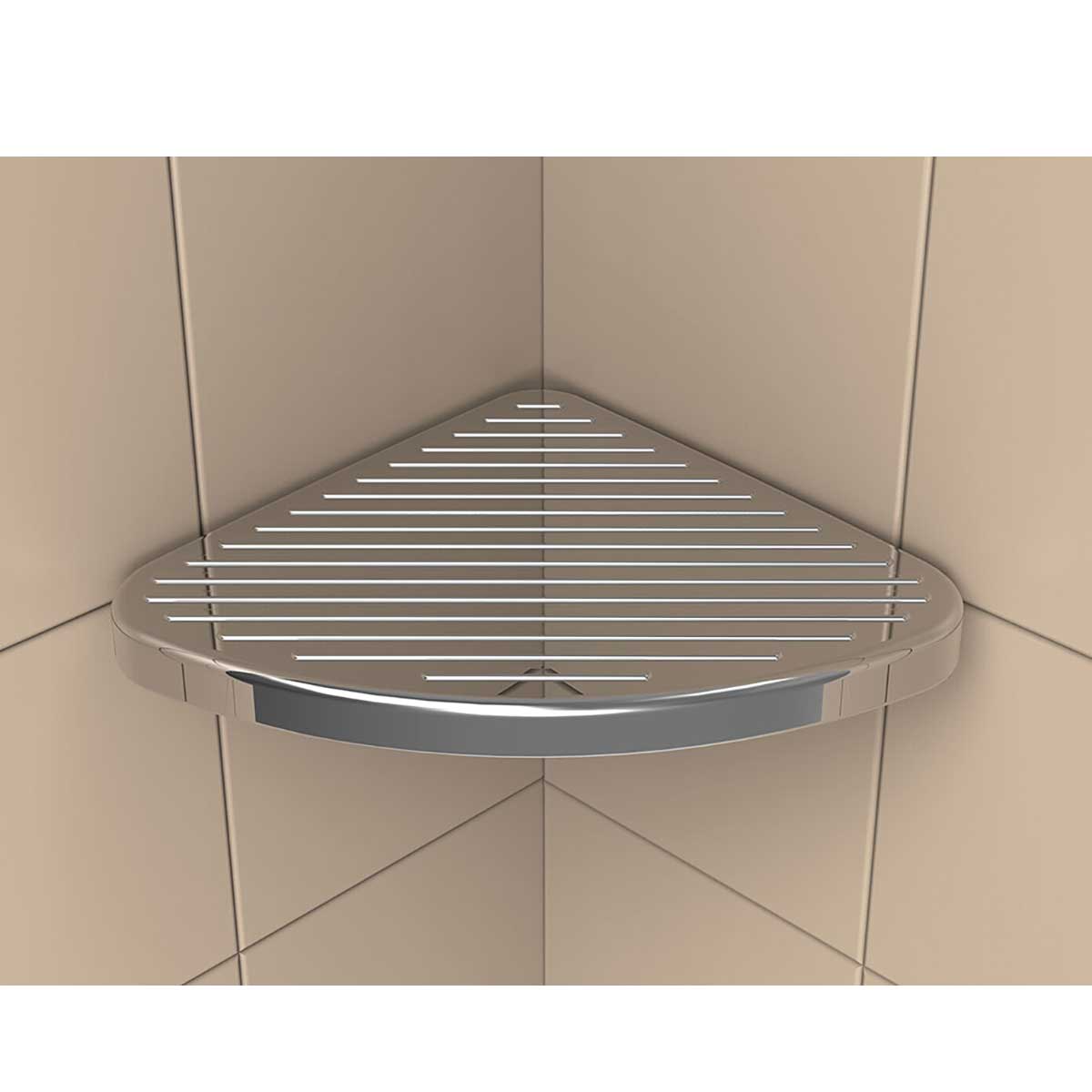 TileWare Victoria Series Corner Foot Prop - Polished Chrome
