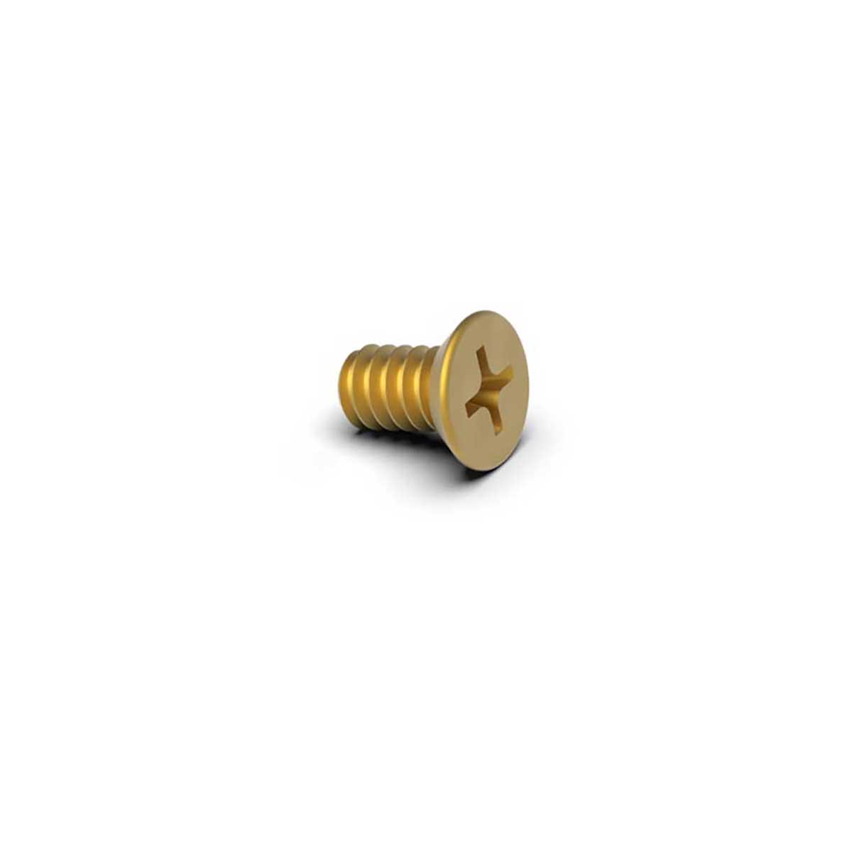 TileWare no 6-32 x 1/4 Phillips Undercut Flat with Patch Machine for Grab Bar