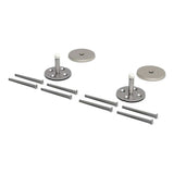 TileWare Victoria Series Grab Bar Conversion For Tile to Gypsum Grab Bar Brushed Nickel