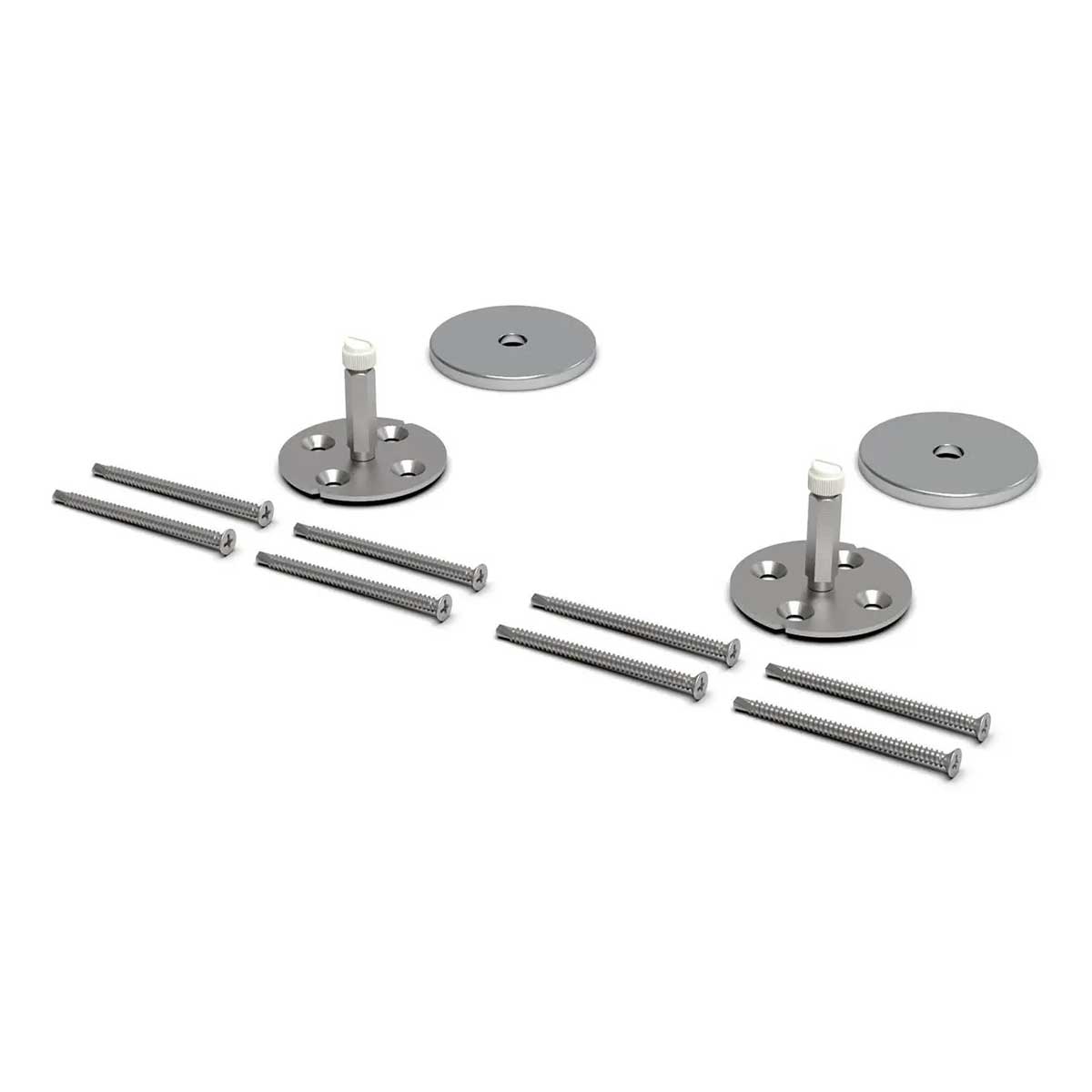 TileWare Victoria Series Grab Bar Conversion For Tile to Gypsum Grab Bar Polished Chrome