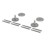 TileWare Victoria Series Grab Bar Conversion For Tile to Gypsum Grab Bar Polished Chrome