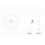 TileWare PermaTile On Center Round Waterproof Wall Anchor