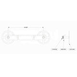 TileWare PermaTile Fastener 18 Towel Bars Tile Systems - PT100-508