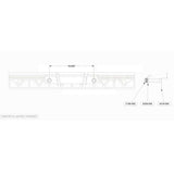 TileWare PermaTile Fastener for 24 Grab Bar 'Z' Fastener - PT100-509