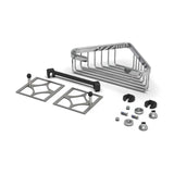 TileWare Promessa Deep Corner Soap Basket Polished Chrome