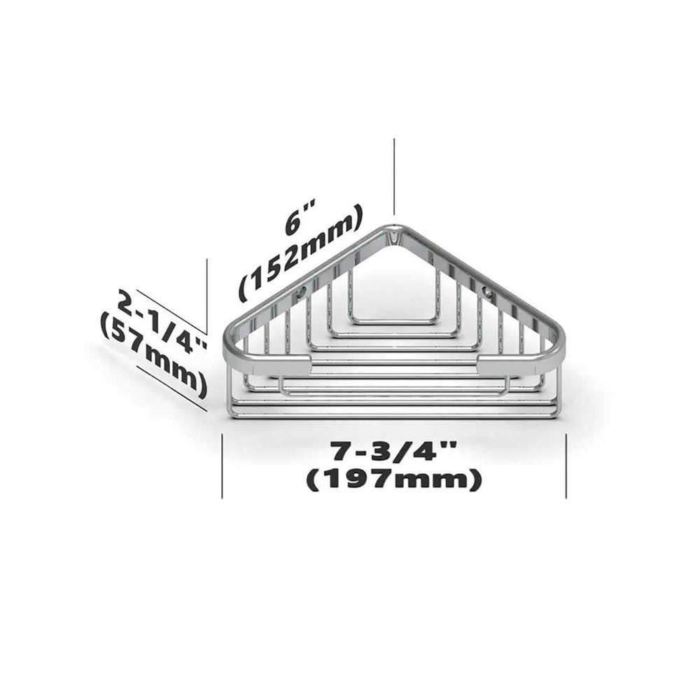 TileWare Promessa Deep Corner Soap Basket