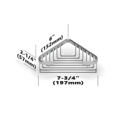 TileWare Promessa Deep Corner Soap Basket