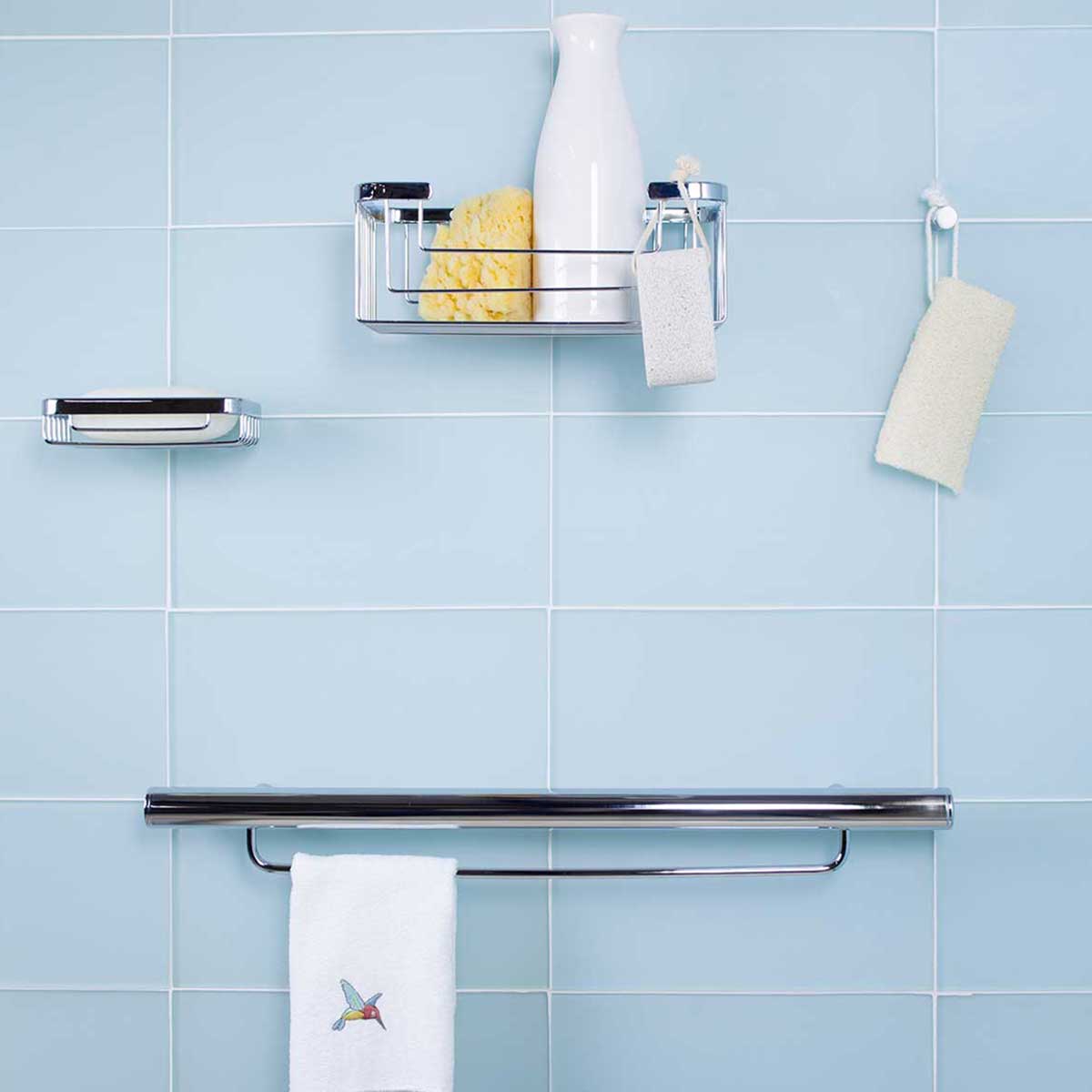 TileWare Combo Straight ADA Grab 24 Contemporary