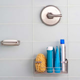 TileWare Promessa Rectangular Soap Basket Extra Deep Installed in a shower wall tile