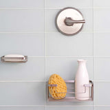 TileWare Promessa Rectangular Soap Basket Extra Deep Installed in a shower wall tile