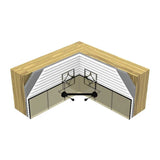 TileWare Promessa Shallow Corner Soap Basket 3D