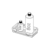 TileWare Promessa Rectangular Soap Basket Small