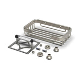 TileWare Promessa Rectangular Soap Basket Small Brushed Nickel