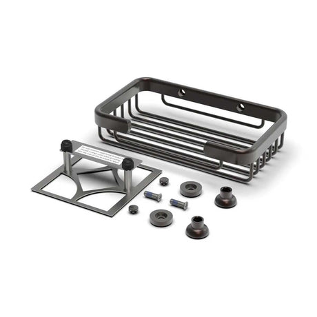 TileWare Promessa Rectangular Soap Basket Small Oil Rubbed Bronze