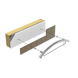 3D model of TileWare Combo Radius ADA Grab Victoria Series 