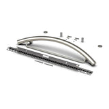 TileWare Combo Radius ADA Grab Victoria Series Brushed Nickel