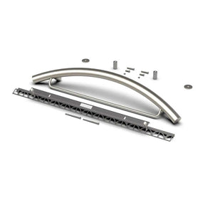 TileWare Combo Radius ADA Grab Victoria Series Brushed Nickel