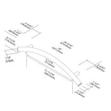 TileWare Combo Radius ADA Grab Traditional Victoria Series