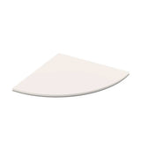 TileWare Boundless Floating Seat 18 Inch Acrylic Solid Surface Bone