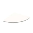 TileWare Boundless Floating Seat 18 Inch Acrylic Solid Surface Ivory