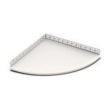 Tileware Boundless Pre-sloped Anchor Flange Floating Seat 18 inch Super Ivory