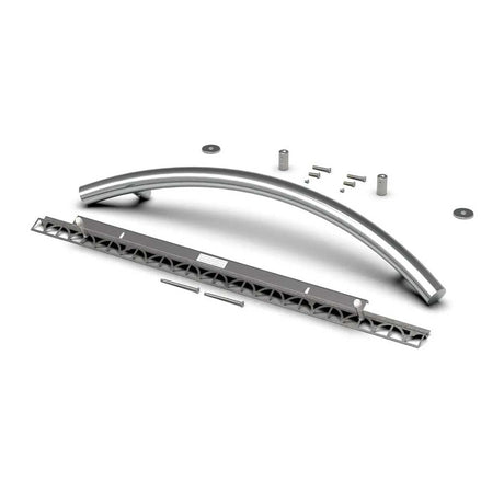 TileWare Radius ADA Grab Bar 24  Victoria Series Polished Chrome