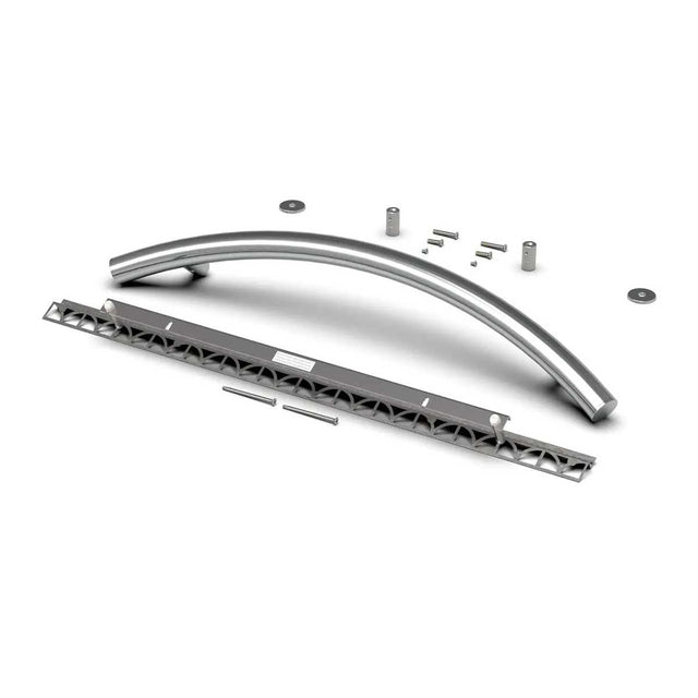 TileWare Radius ADA Grab Bar 24  Victoria Series Polished Chrome