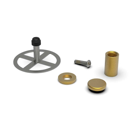TileWare Promessa Tee Hook Contemporary Tile System Brushed Warm Bronze
