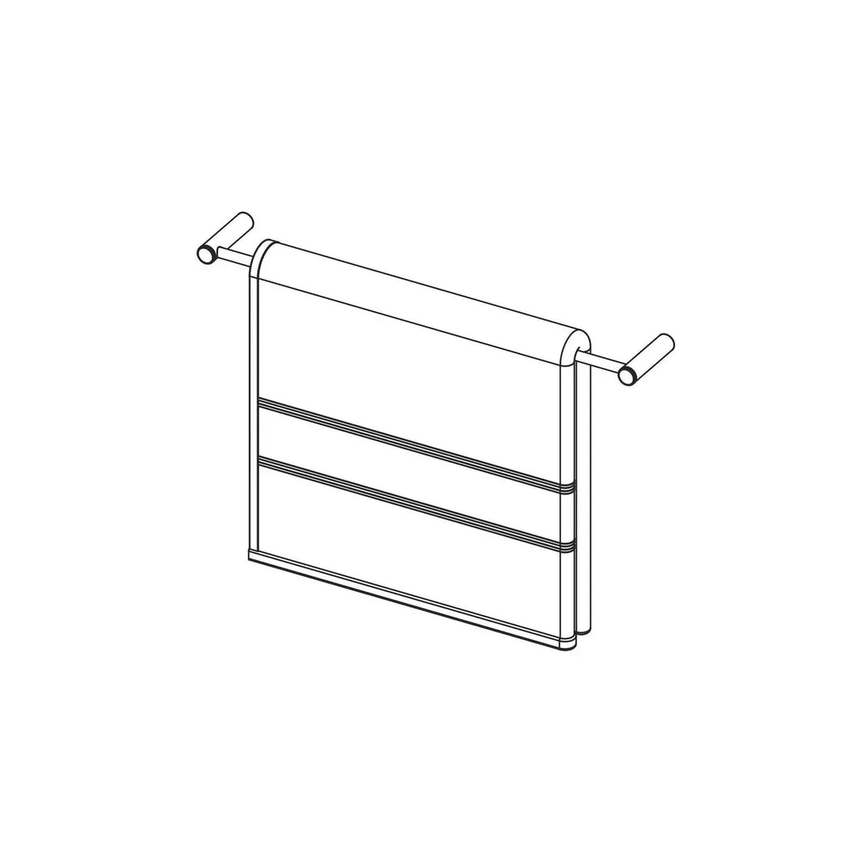 TileWare Towel Bar Traditional Promessa Series