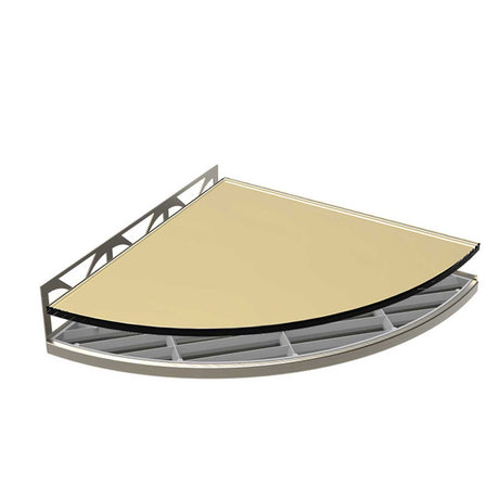 TileWare Structural Surfaces Claddy T-Shelf Glass shelf Basket